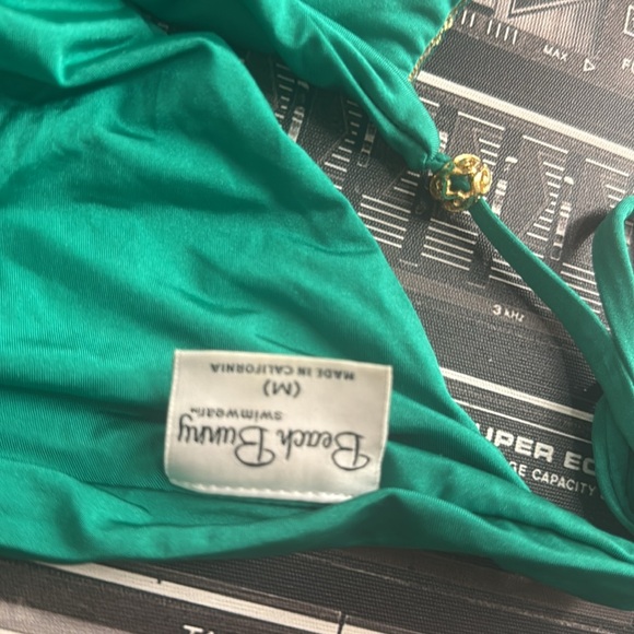 Beach Bunny green sequin lace monokini - Picture 4 of 6